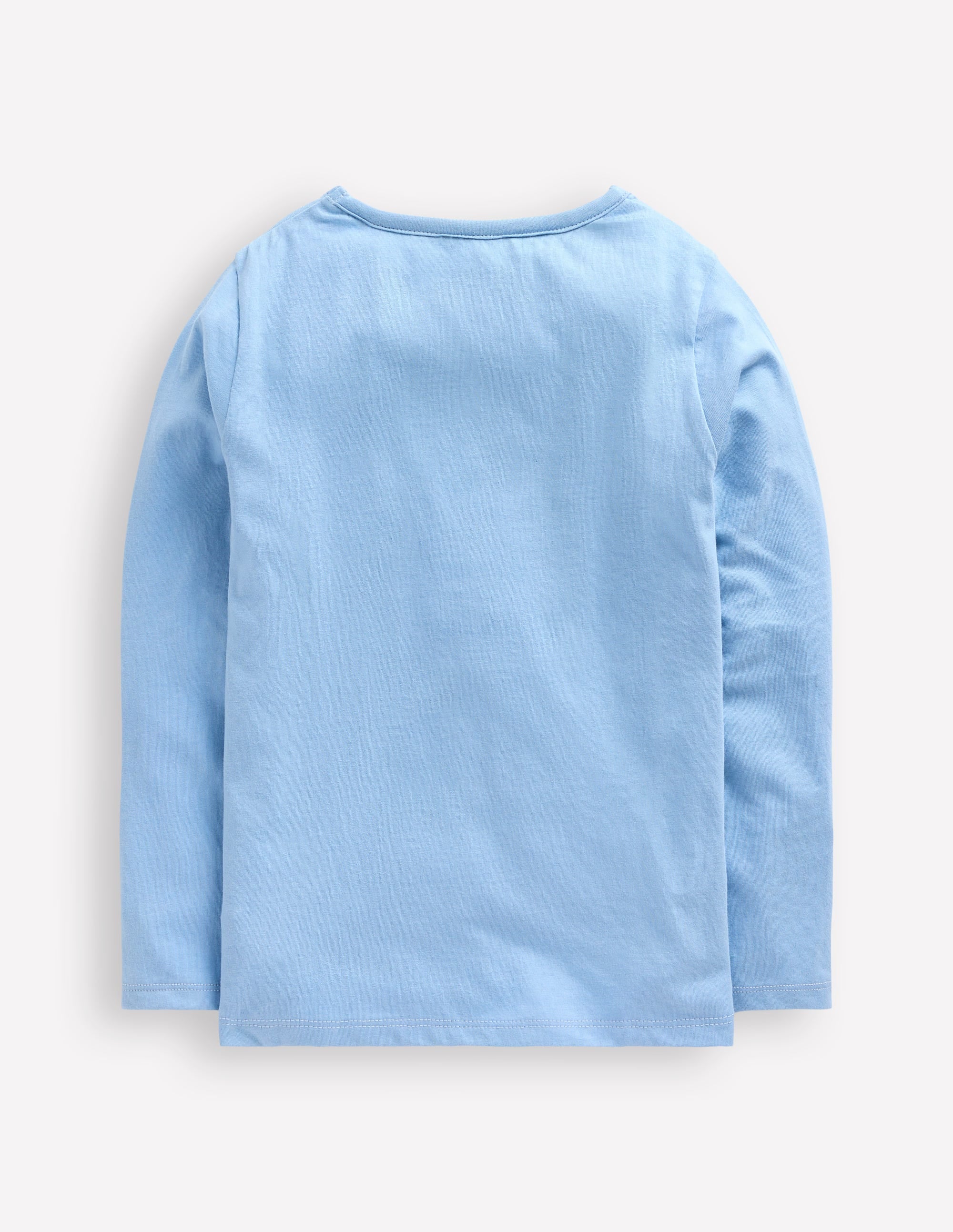 Printed Graphic T-Shirt-Vintage Blue Snowmen - Image 2