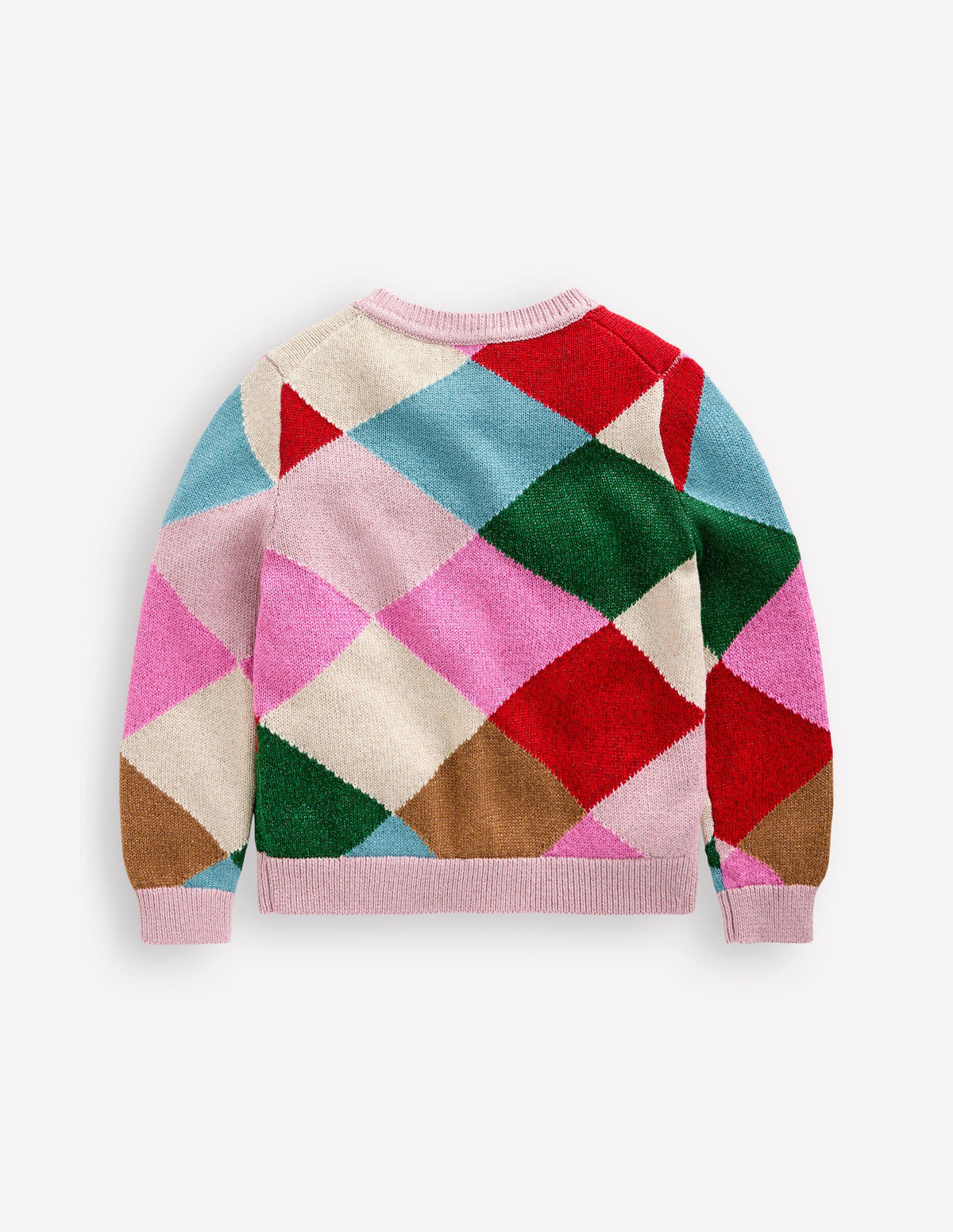 Sparkle Cardigan-Rainbow Argyle-2