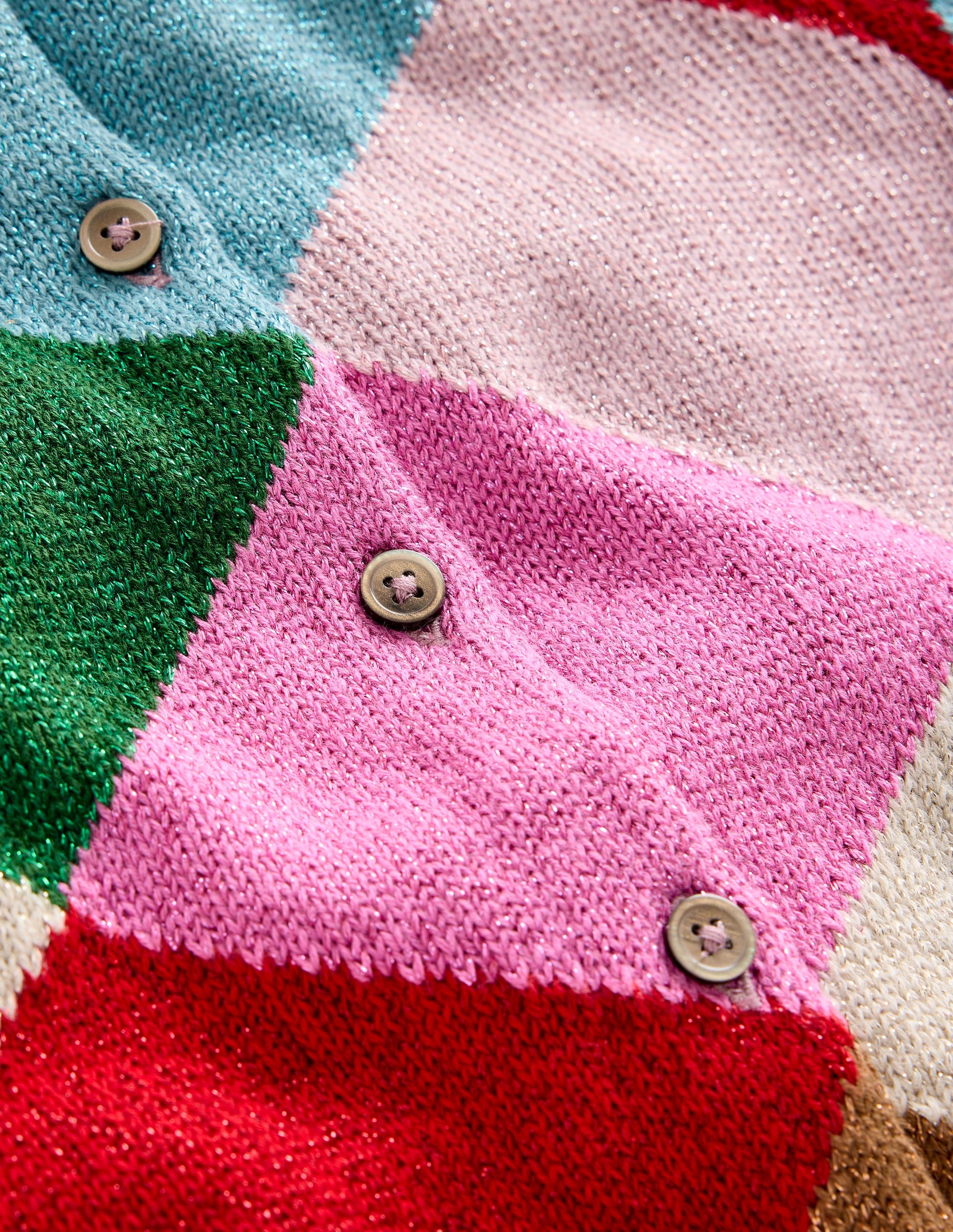 Sparkle Cardigan-Rainbow Argyle-3