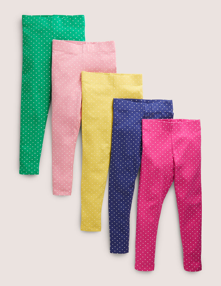 5-pack Leggings-Spot Multi