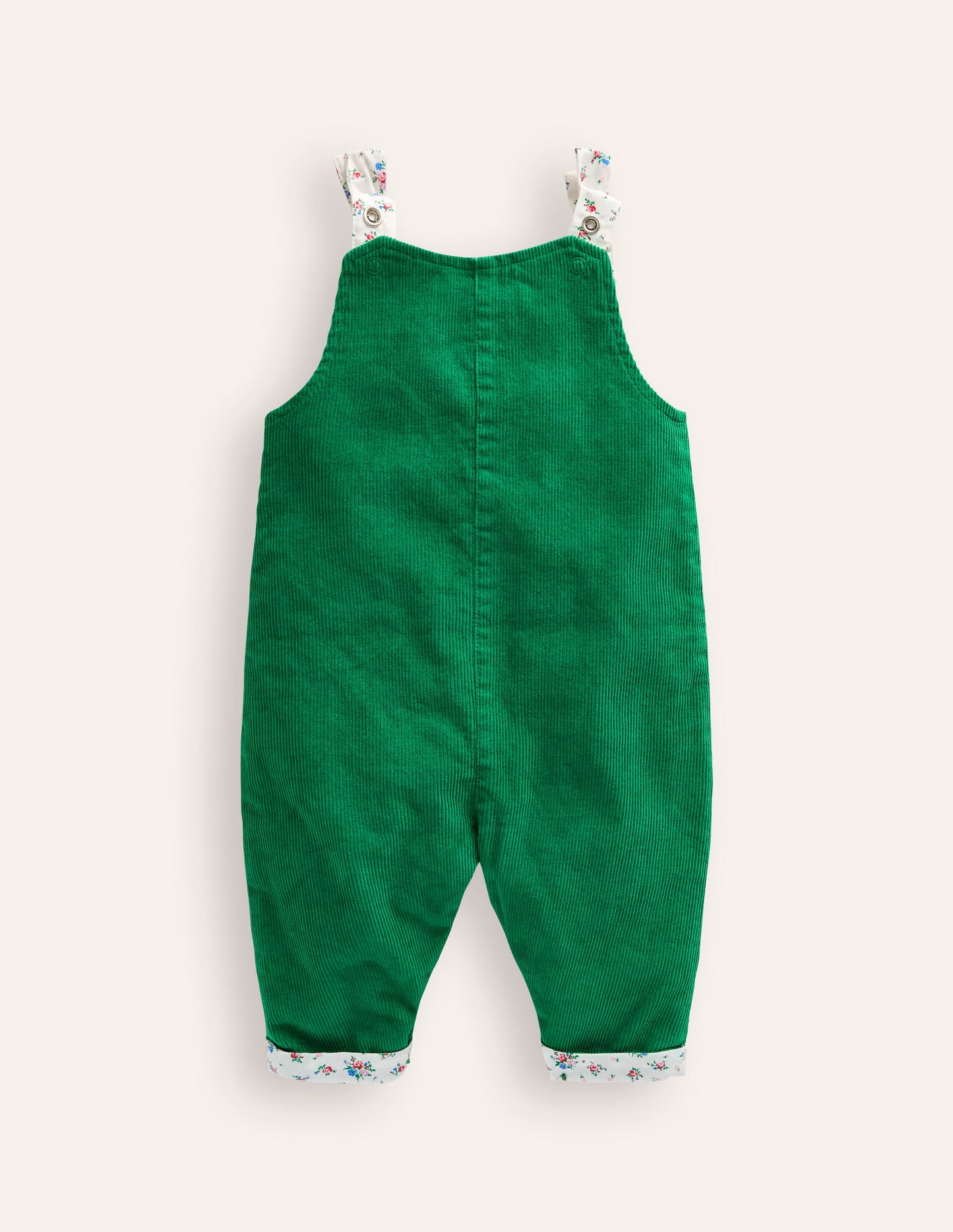 Pocket Detail Dungaree-Highland Green