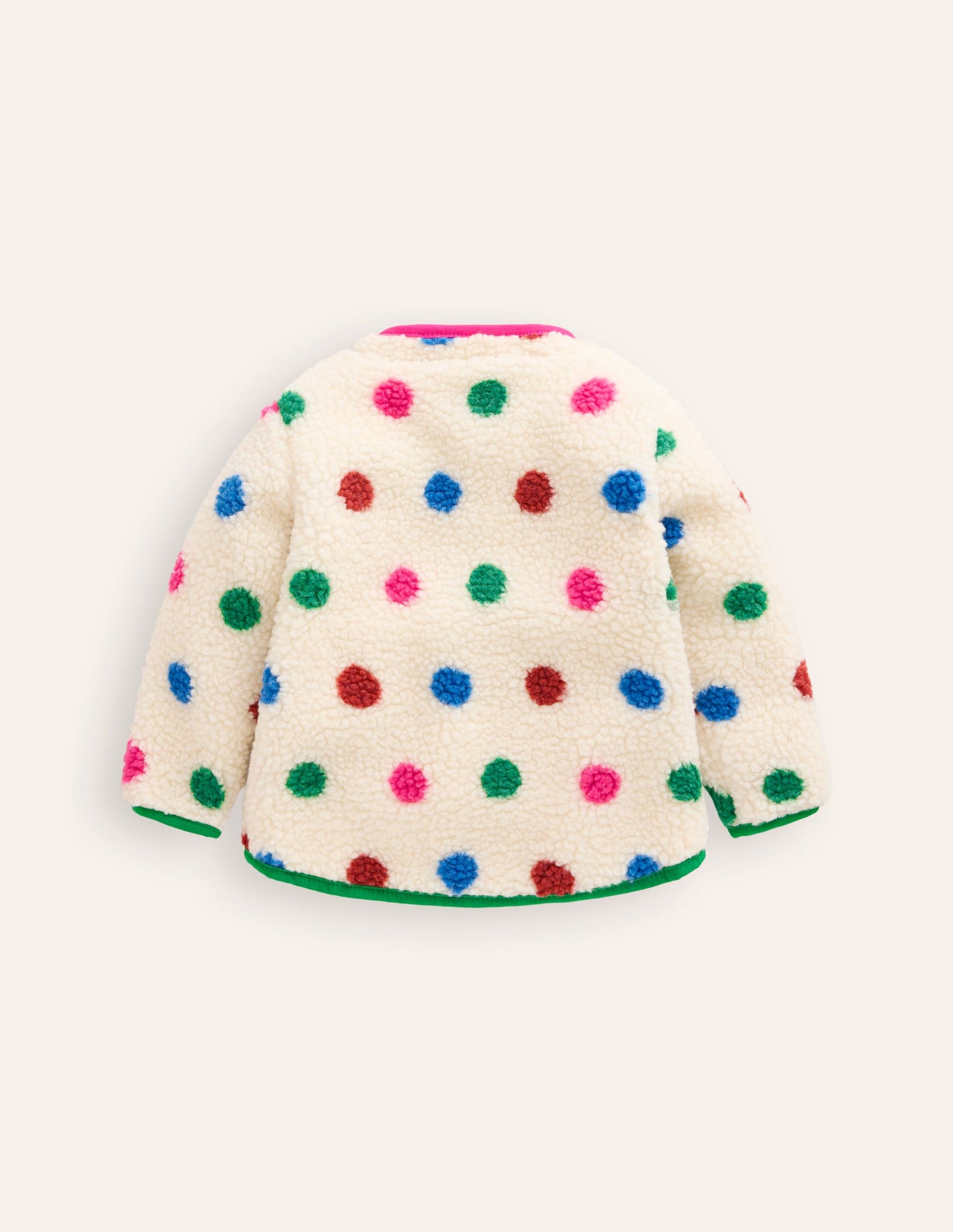 Cosy Borg Jacket-Multi Spot
