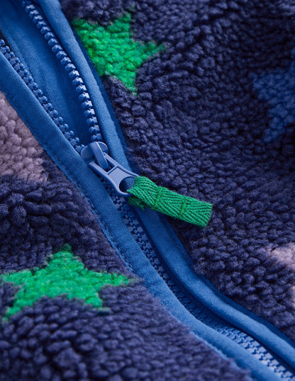 Cosy Borg Jacket-Multi Star-3