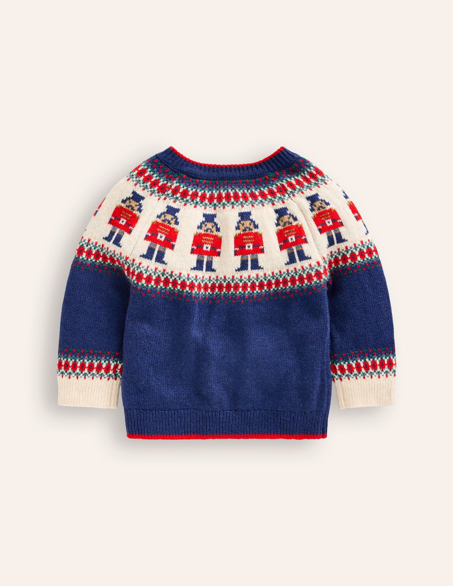 Fair Isle Jumper-Sapphire Blue Nutcracker