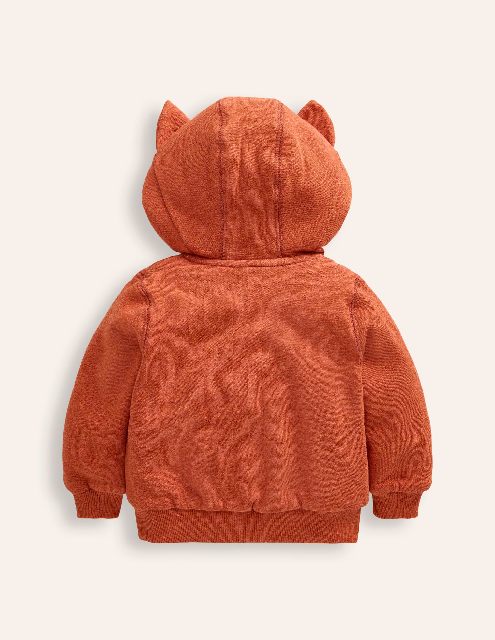 Shaggy lined Hoody-Terracotta Fox-2
