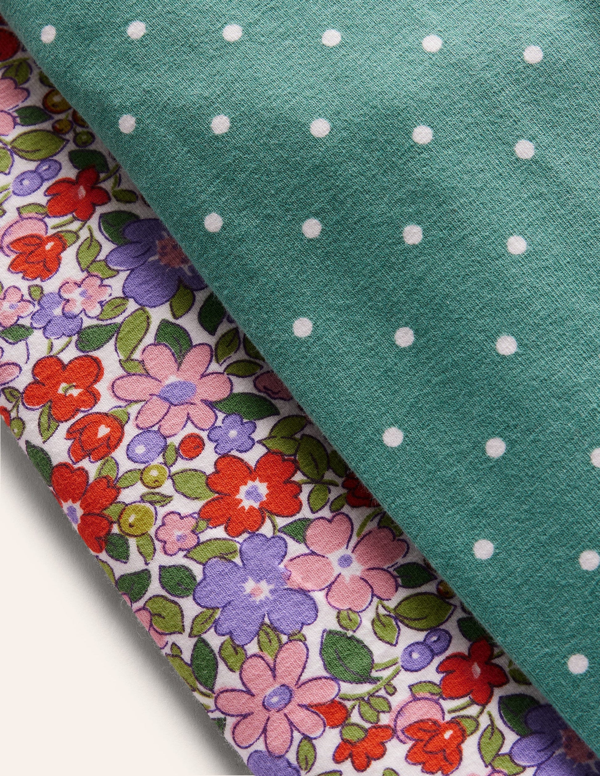Twin Pack Leggings-Multi Small Flowerbed-2