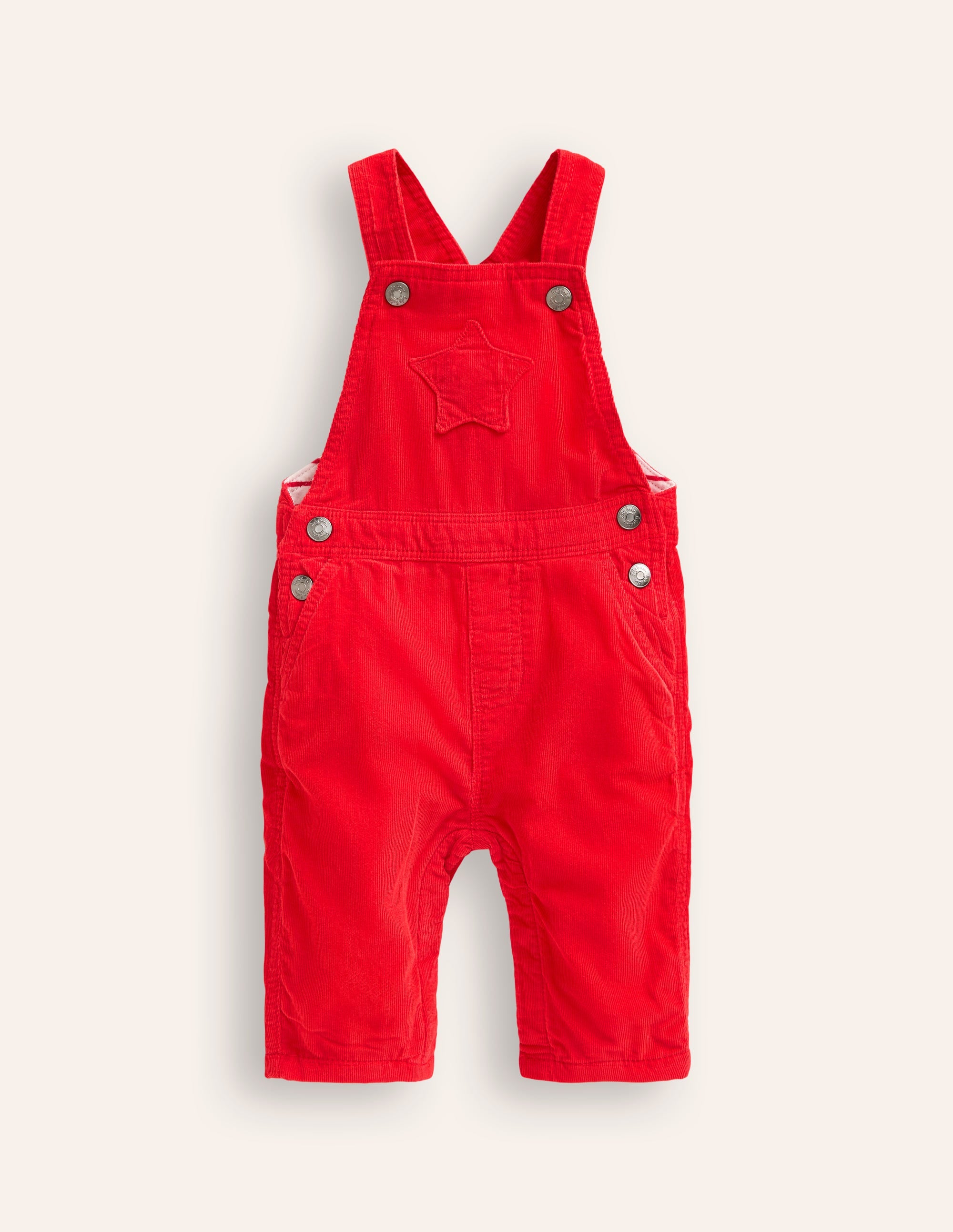 Classic Dungaree-Poppy Red - Image 1