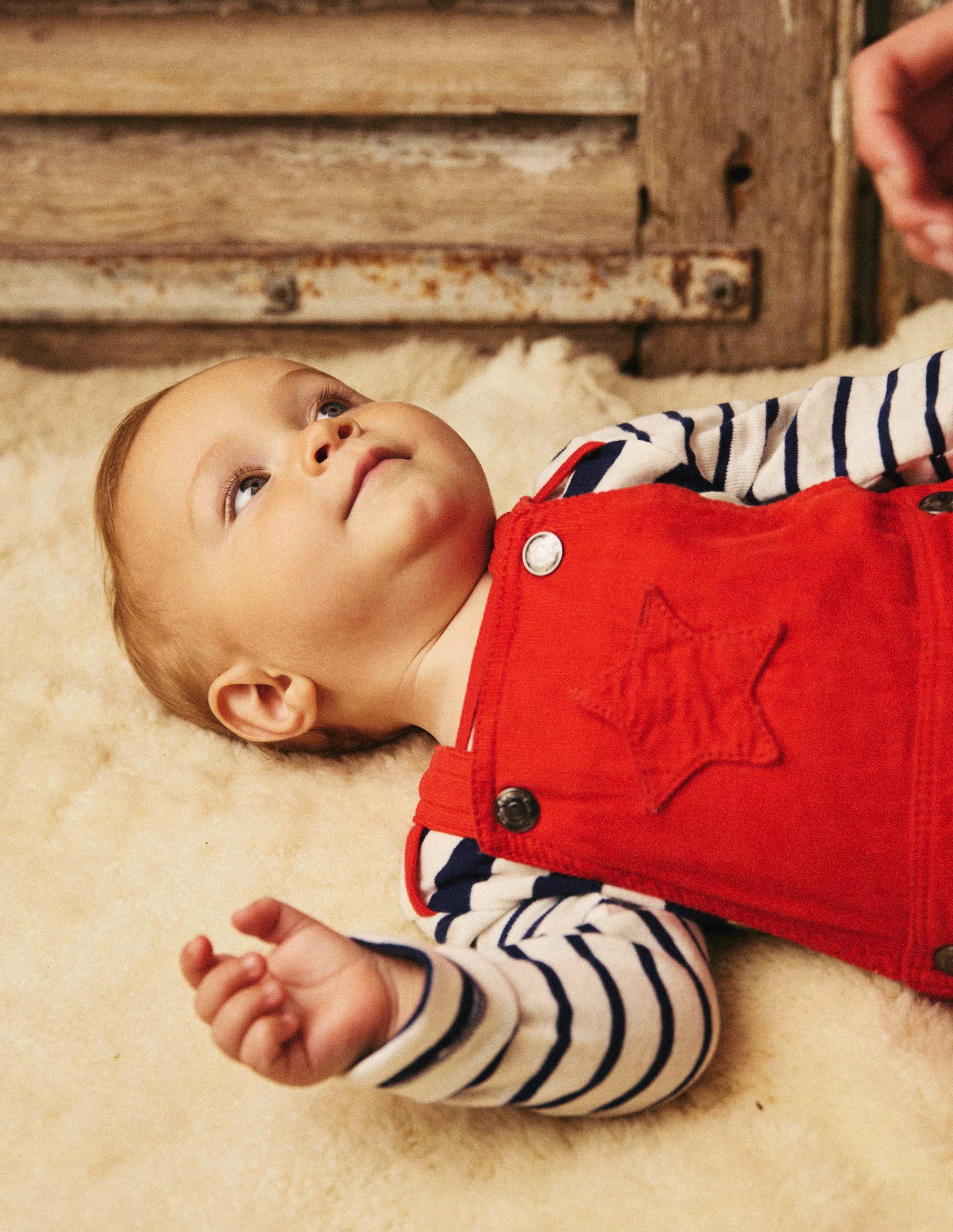 Classic Dungaree-Poppy Red - Image 4