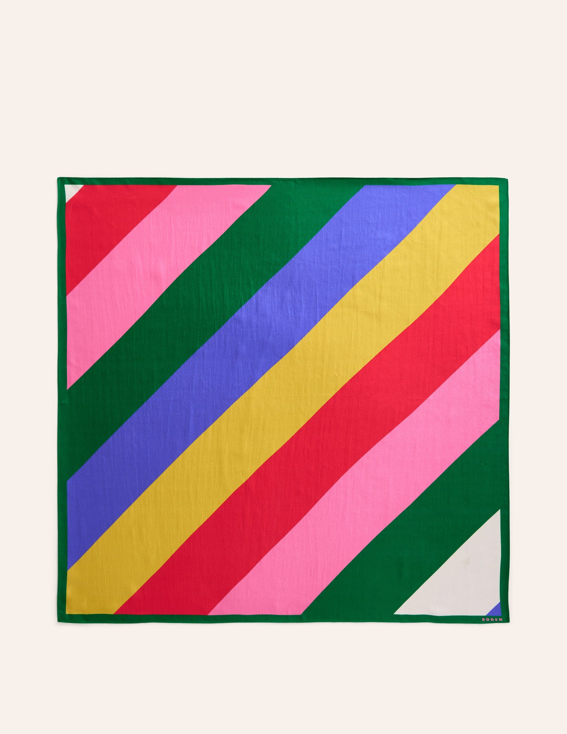 Elisabeth Silk Square Scarf-Multi, Rainbow-4