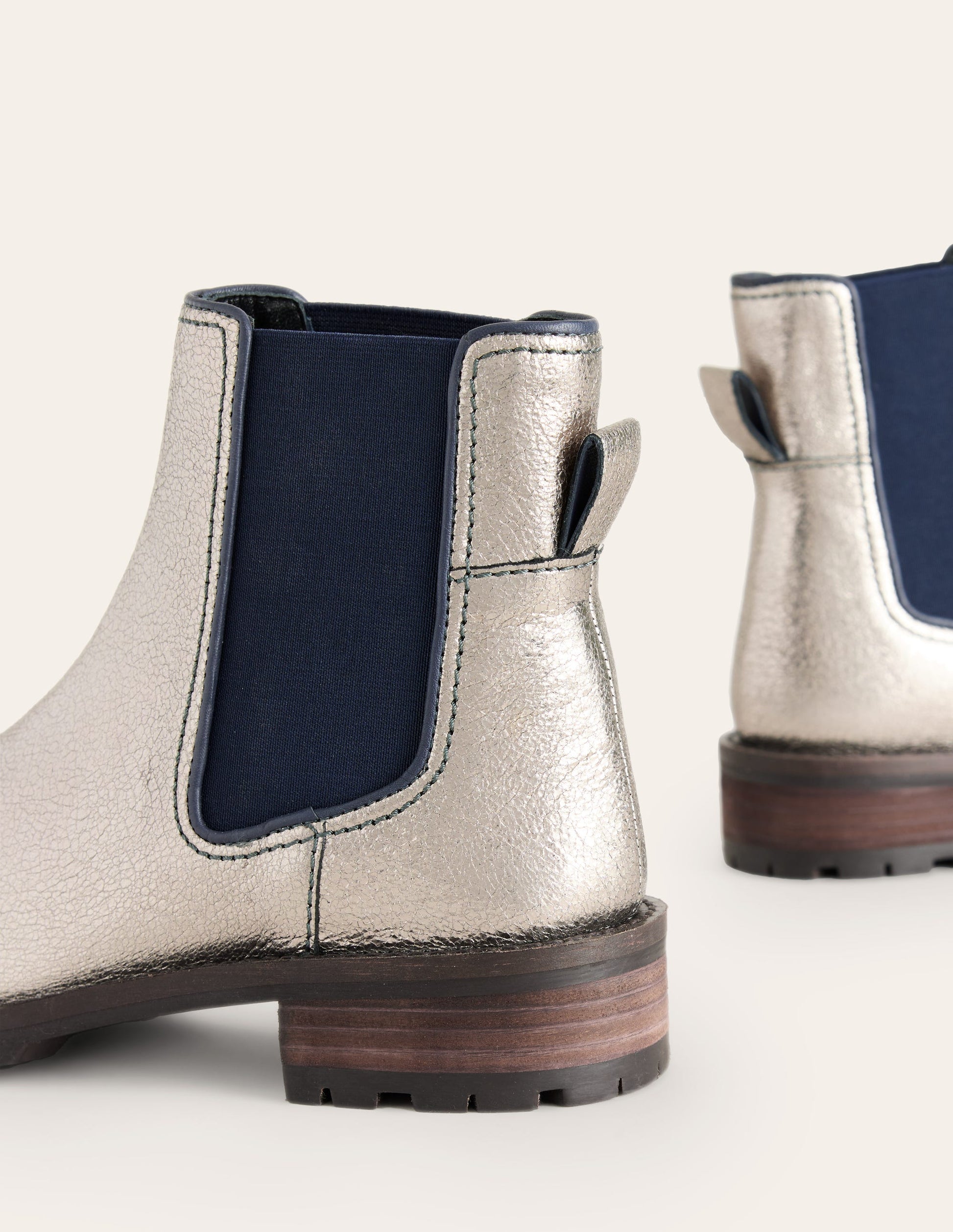 Freya Chelsea Boots-Silver-4