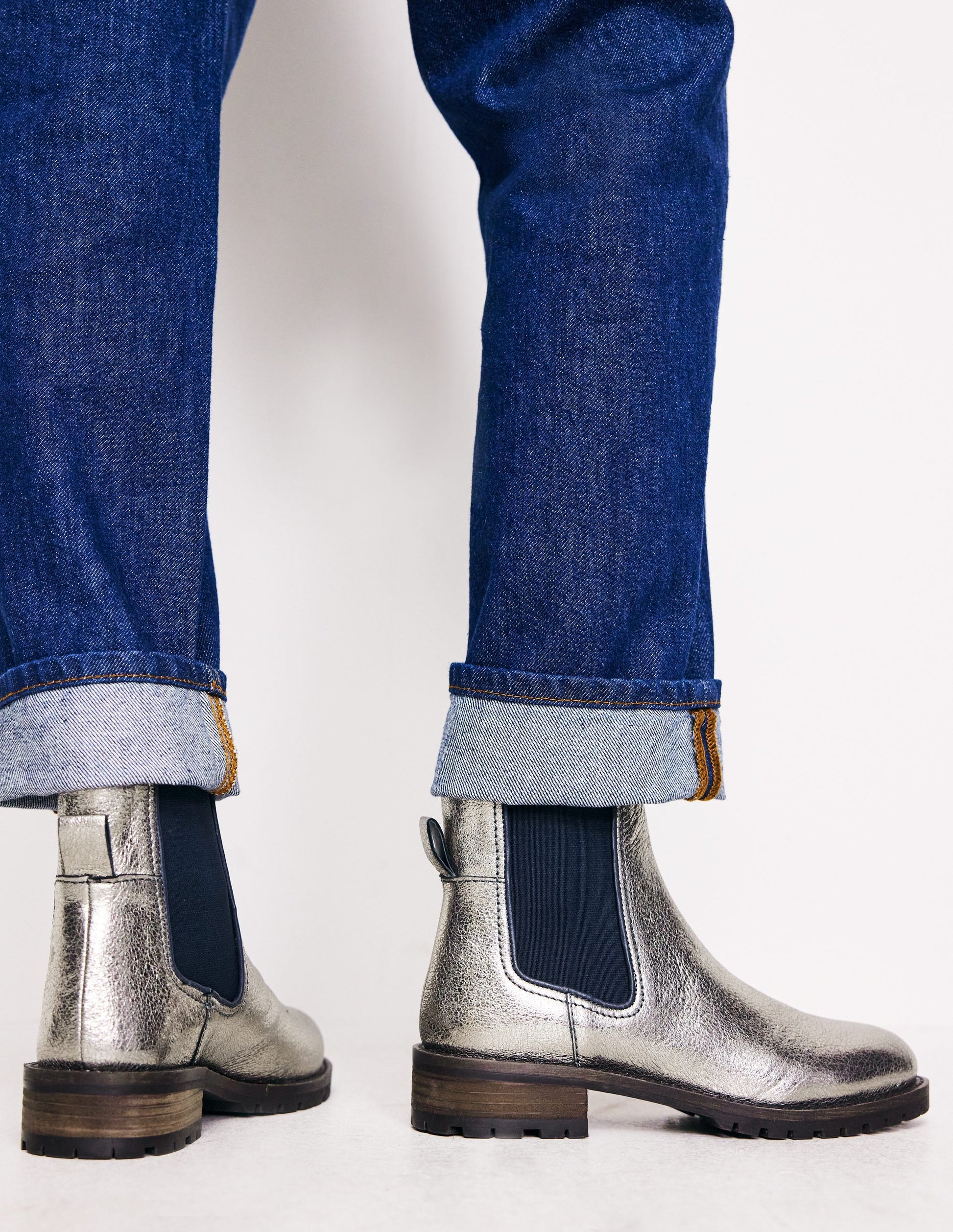 Freya Chelsea Boots-Silver-1
