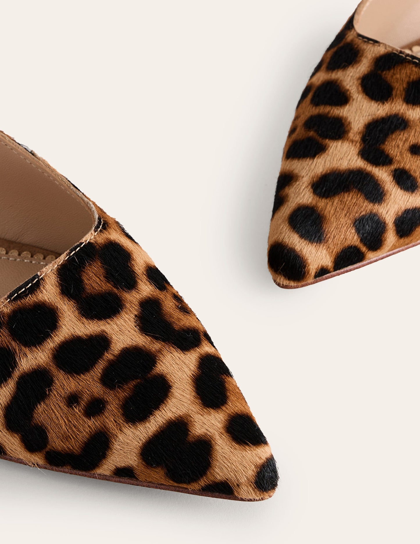 Cut Out Slingback Flat-Leopard