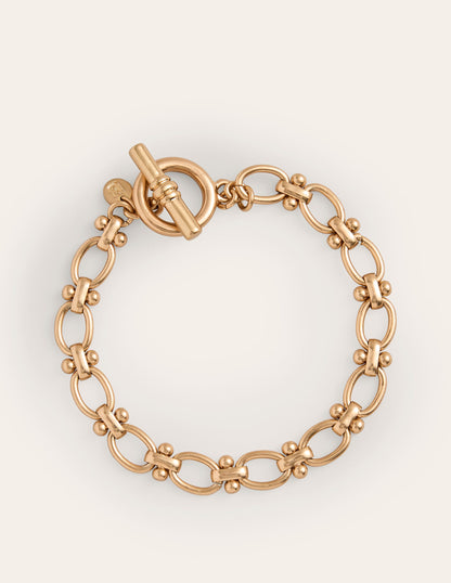 Slim Chain Bracelet-Gold-2