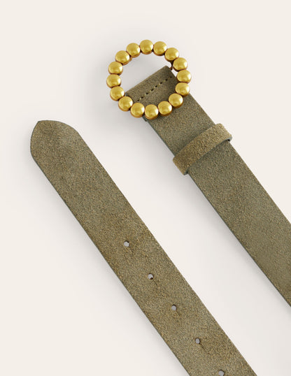 Interest Buckle Belt-Green-3
