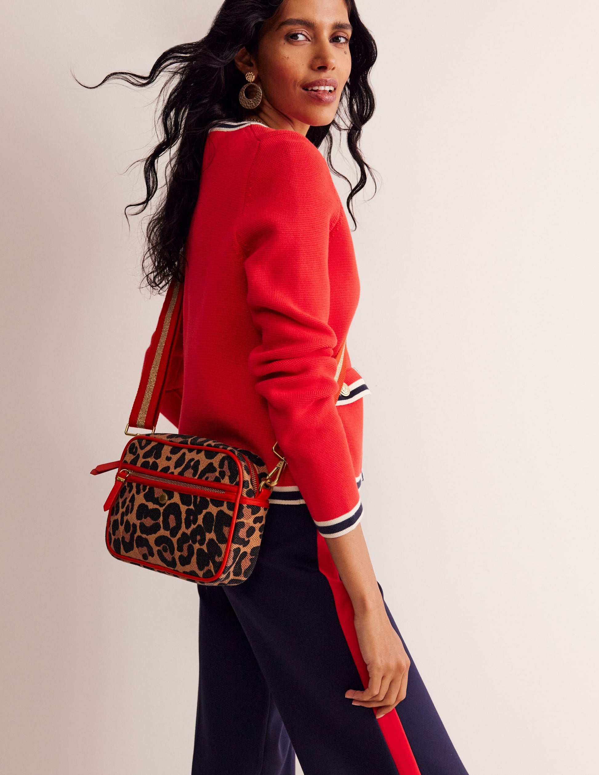 Canvas Cross-body Bag-Animal-1