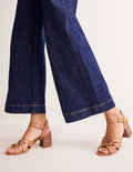 Block Heel Sandal-Tan
