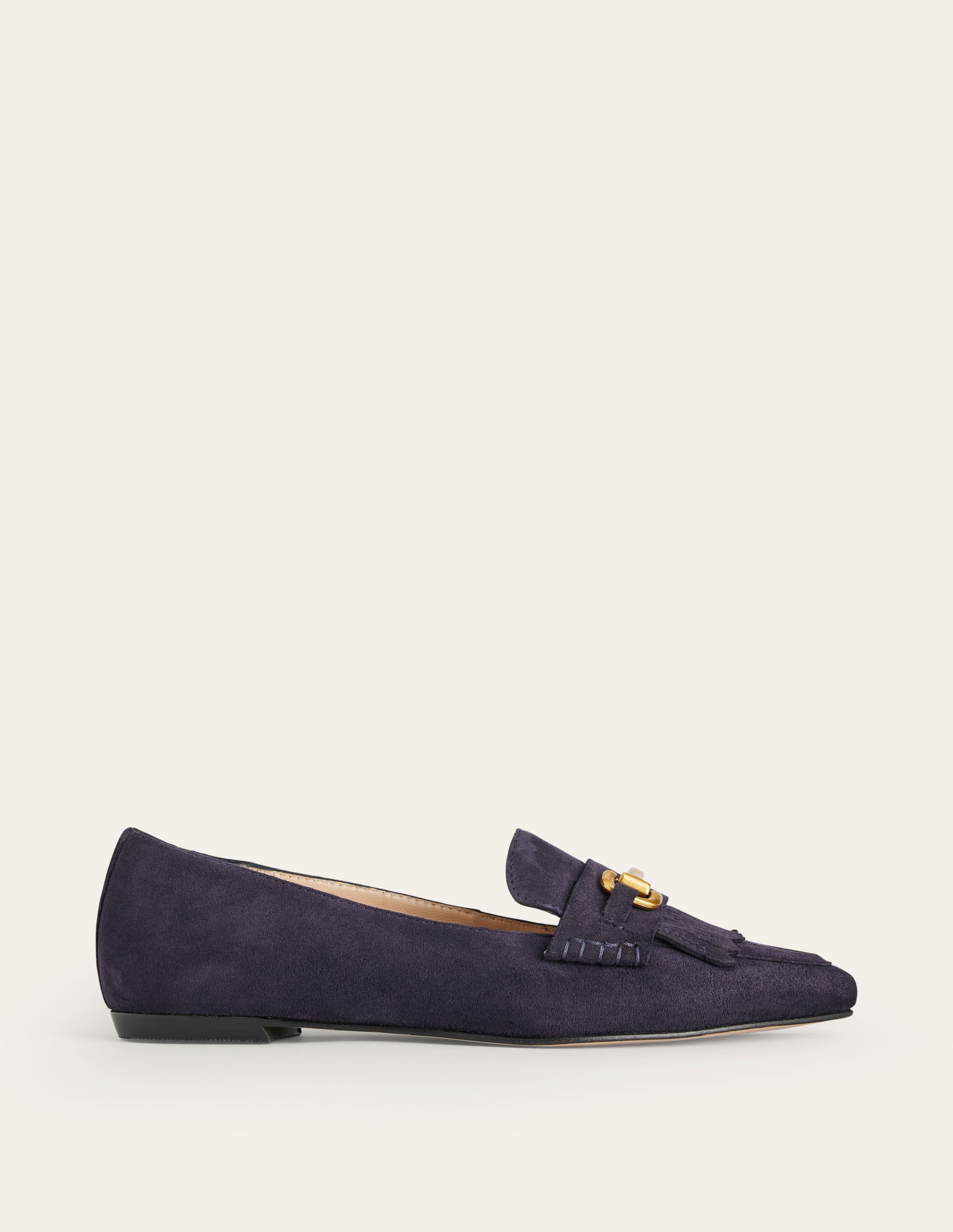 Iris Ghillie Loafers-Navy Suede - Image 2