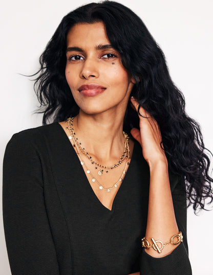 Bronte Ottoman Dress-Black-2