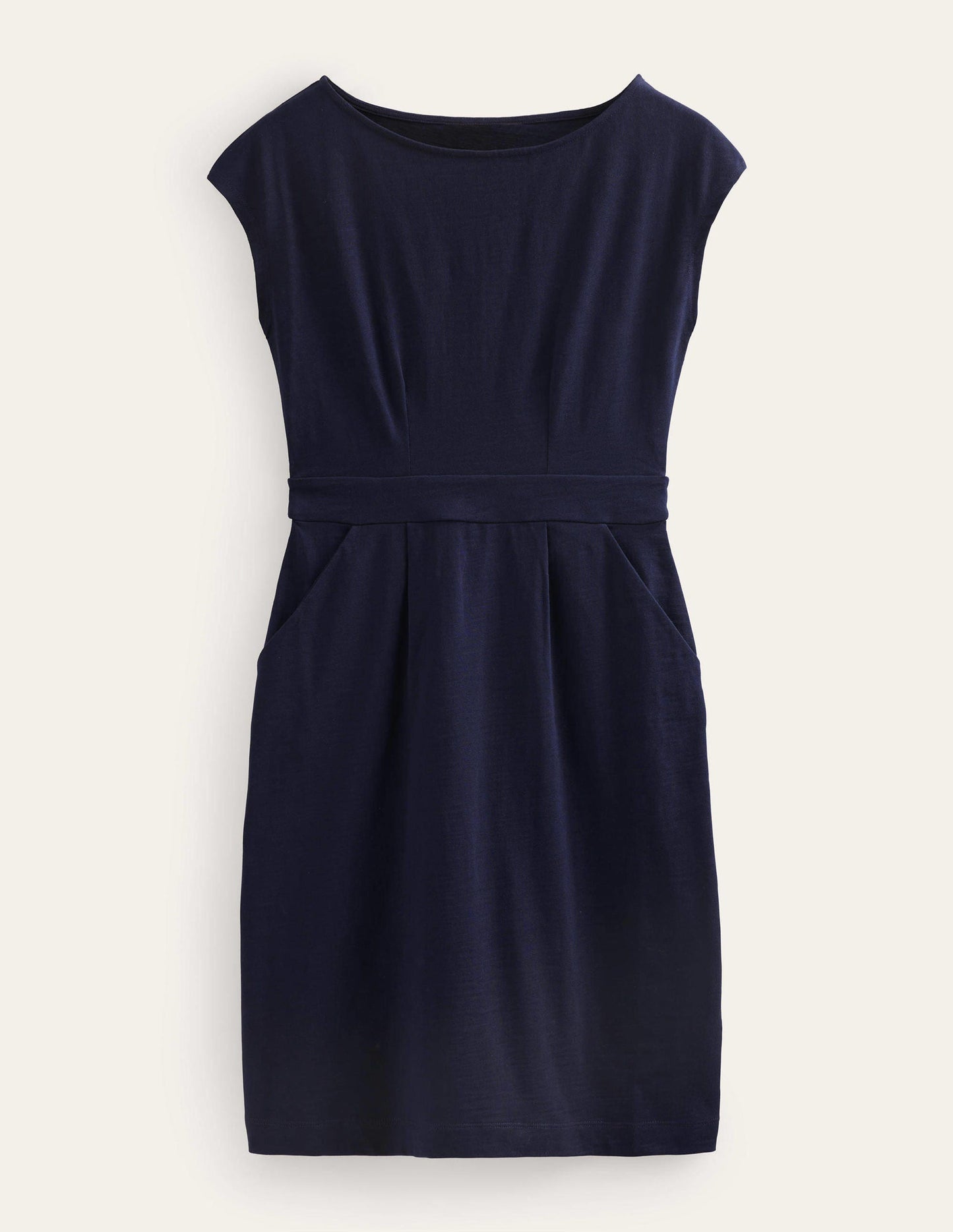 Florrie Jersey Dress-Navy