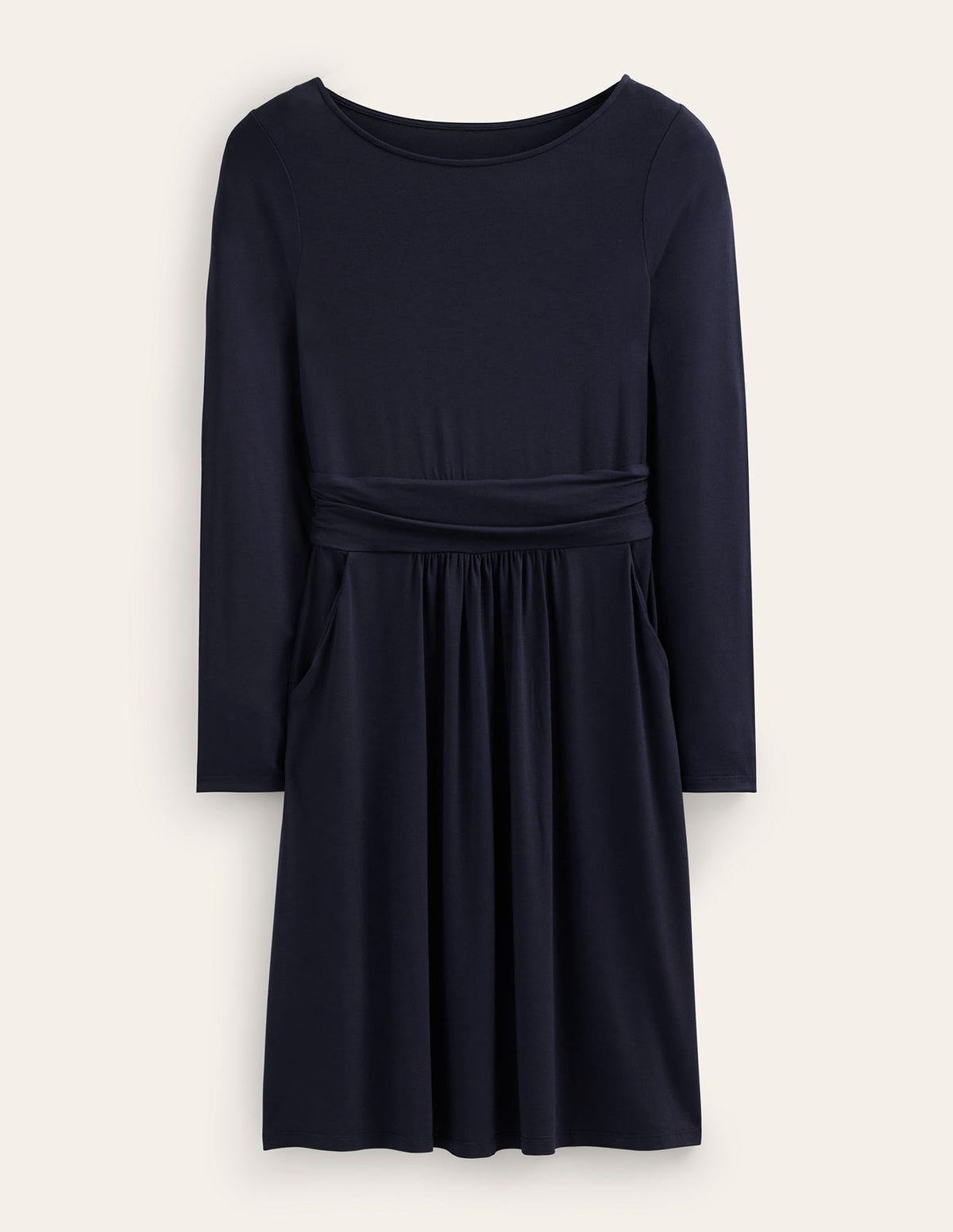 Amelie Long Sleeve Dress-Navy - Image 5