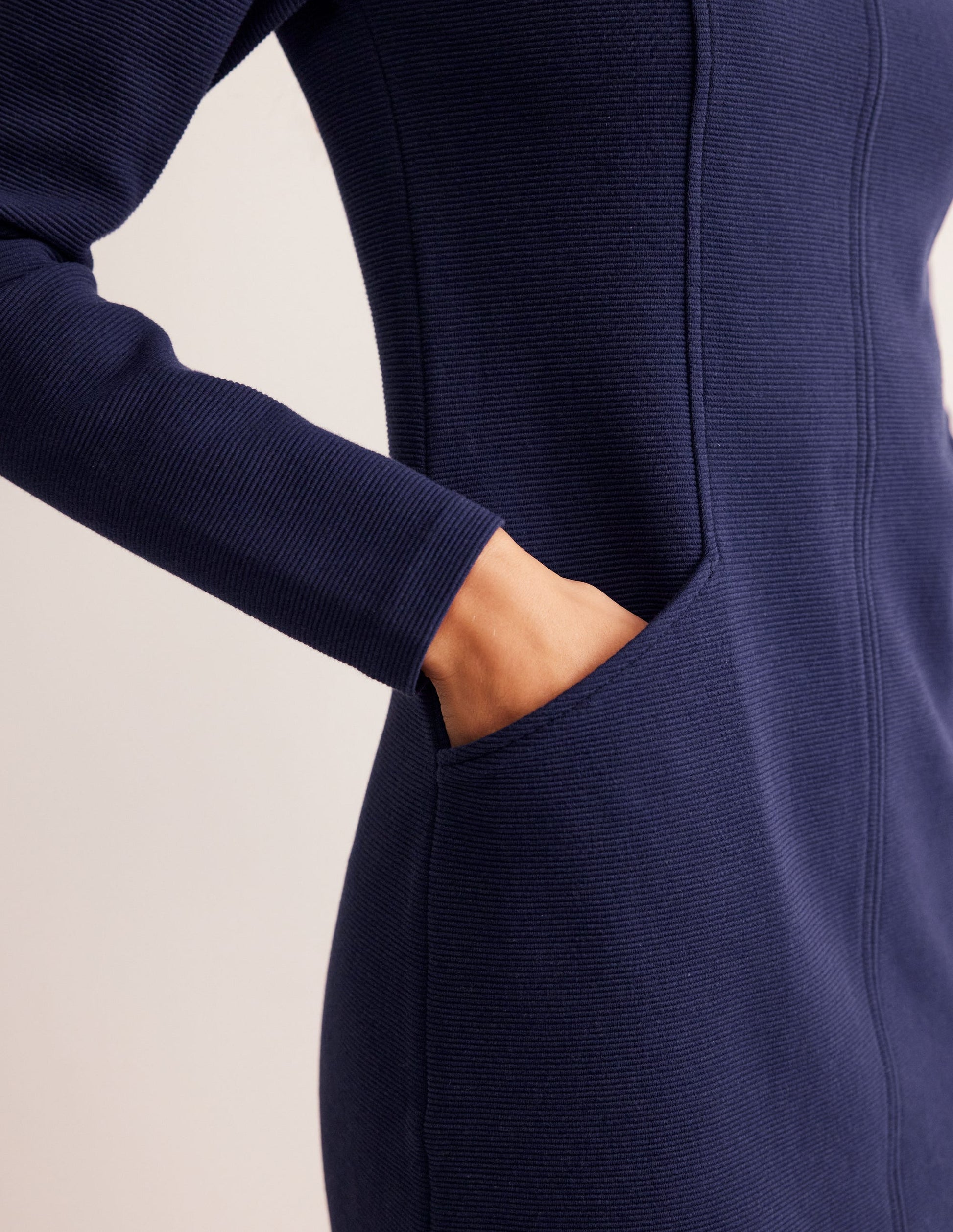 Ellen Ottoman Dress-Evening Blue-2