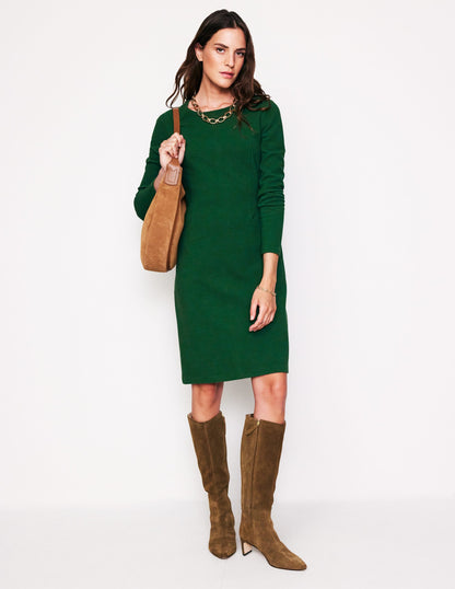 Ellen Ottoman Dress-Pine-1