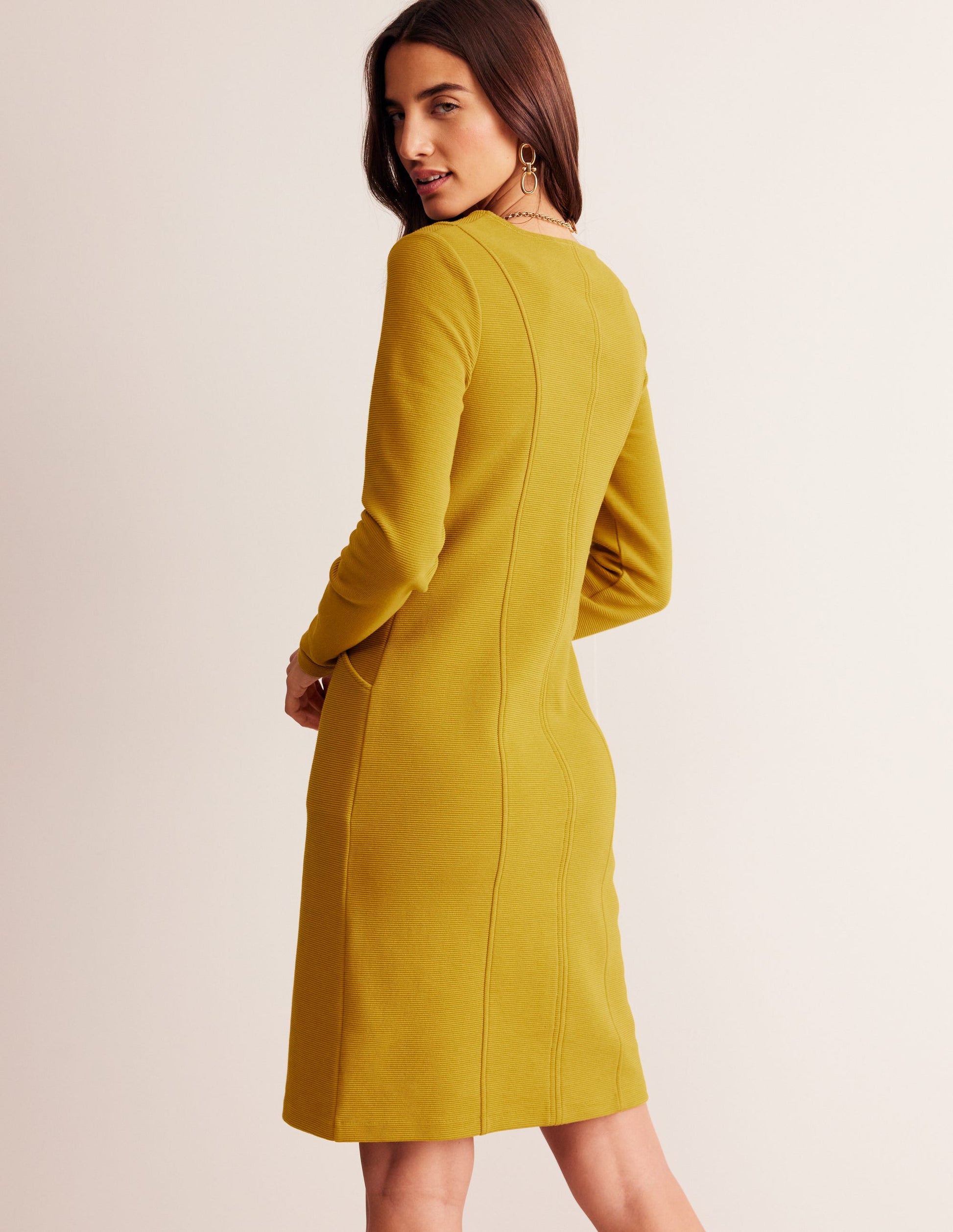 Ellen Ottoman Dress-Antique Gold-3