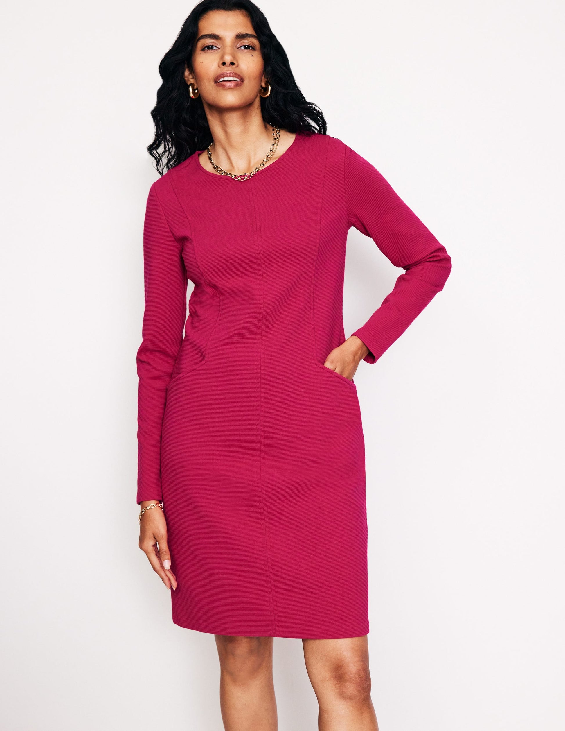 Ellen Ottoman Dress-Cherry Jam-1
