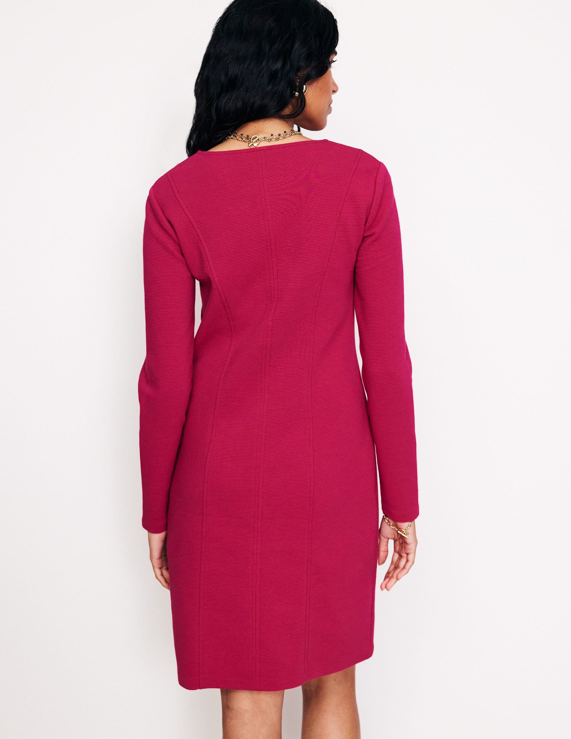 Ellen Ottoman Dress-Cherry Jam-3