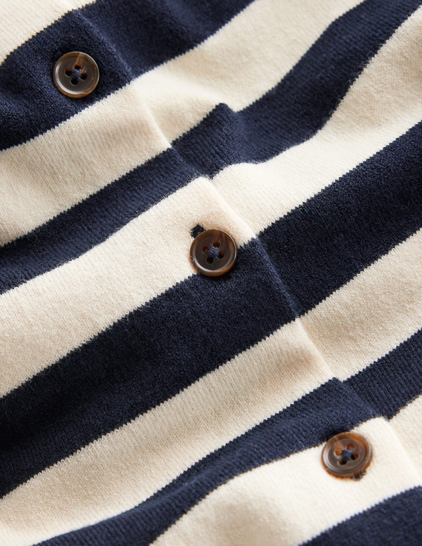 Catriona Cotton Cardigan-Navy/ Ivory