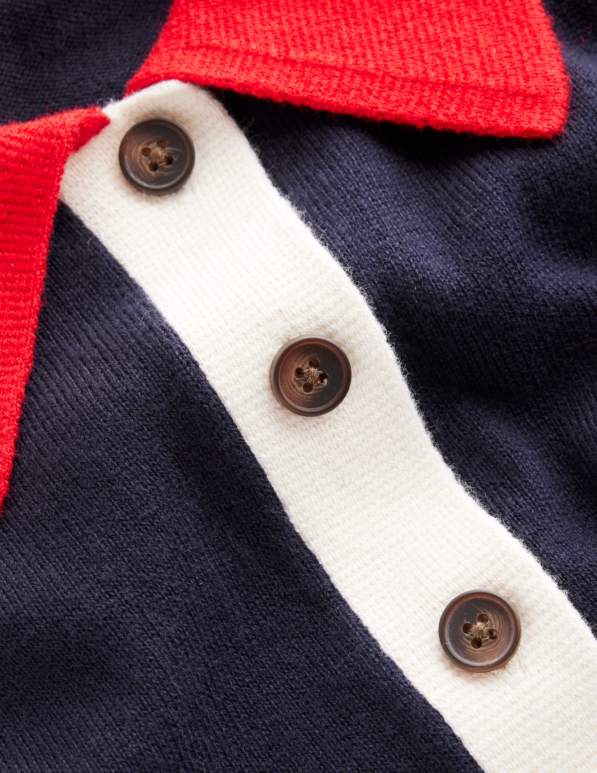 Estelle Henley Jumper-Navy - Image 7