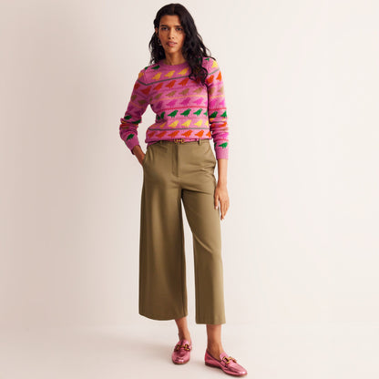Edie Fair Isle Jumper-Pink Birds-5