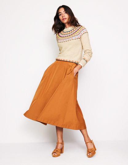 Edie Fair Isle Jumper-Oatmeal Melange, Heart Flower-6