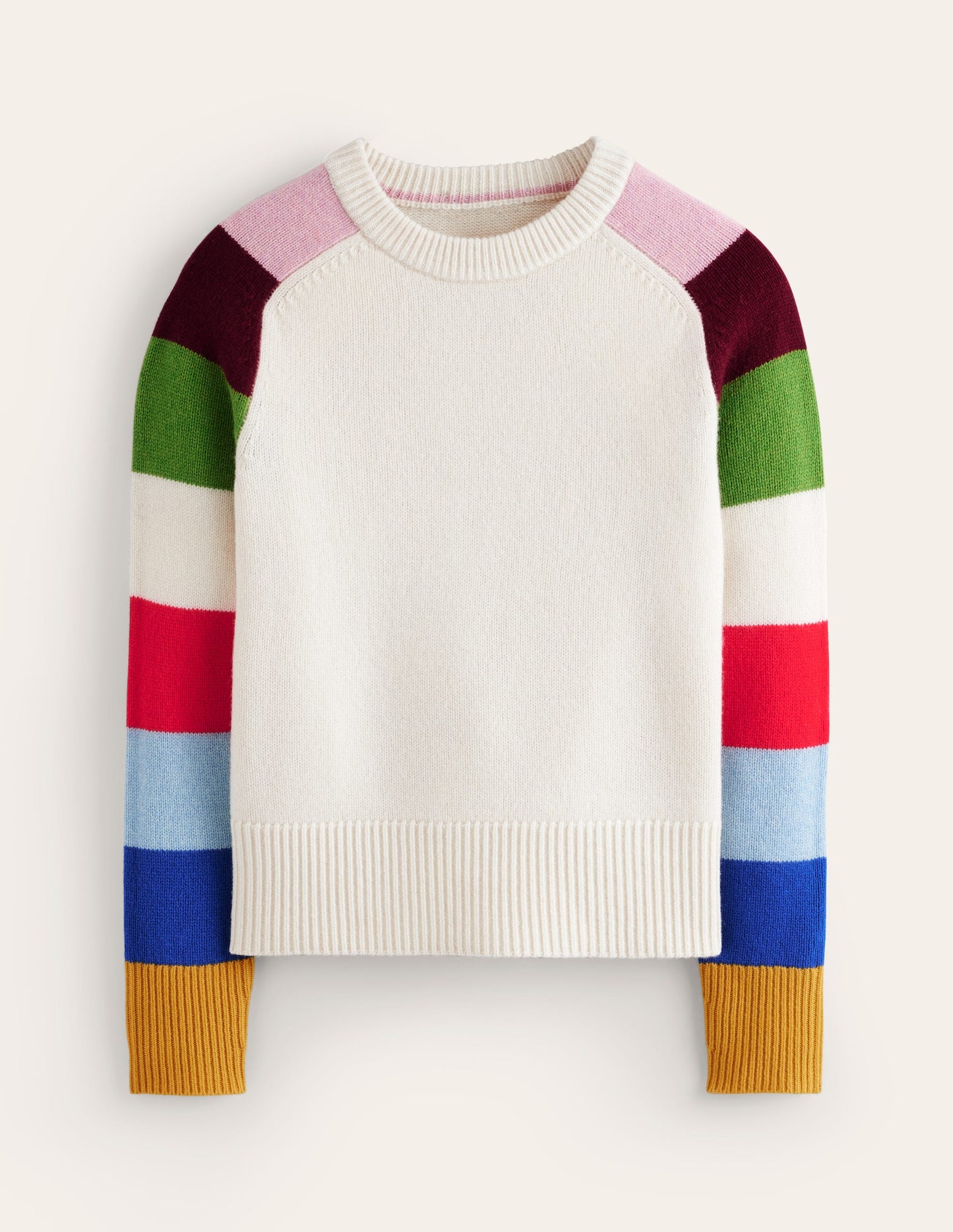 Olivia Merino Jumper-Multi, Rainbow