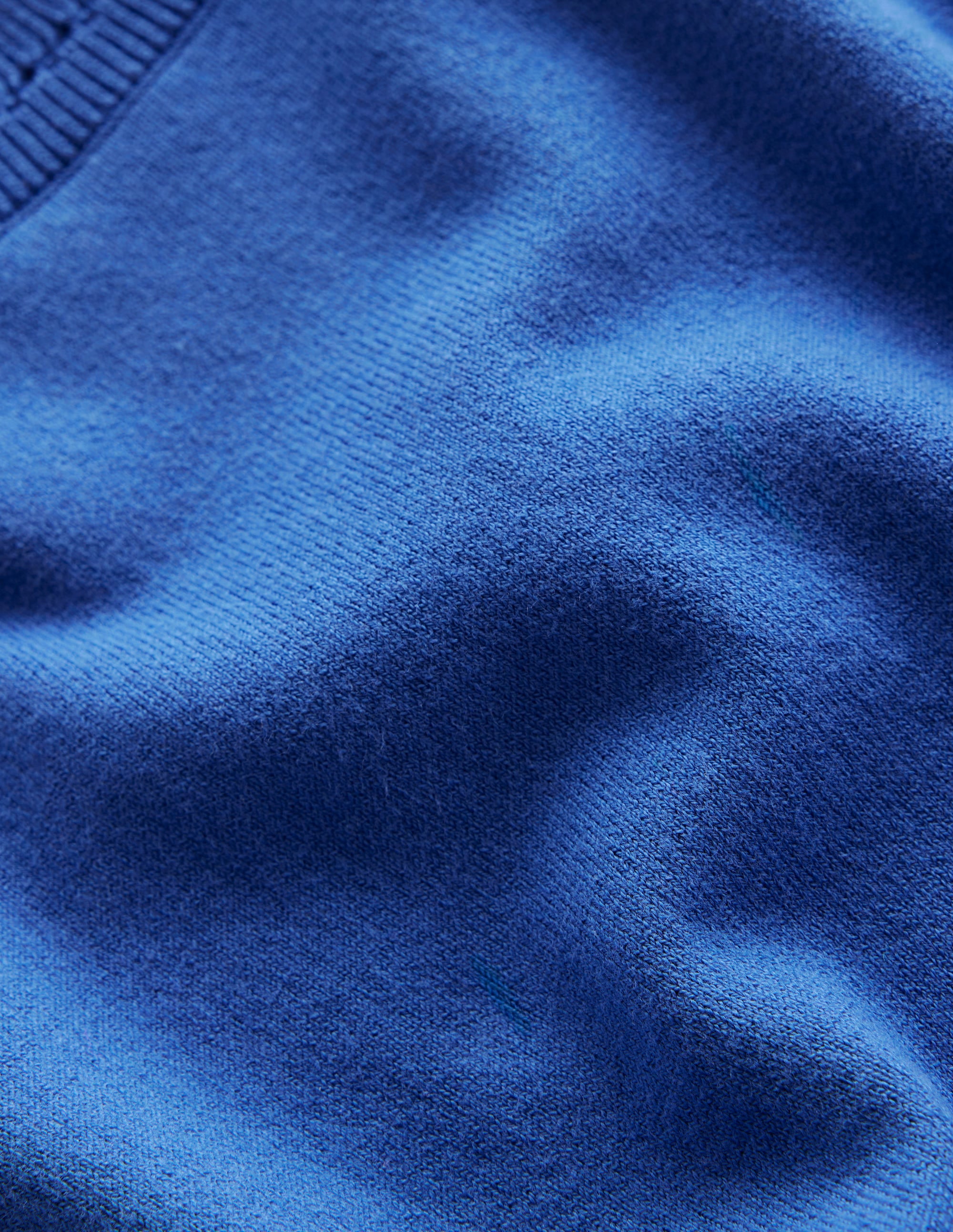 Catriona Crew Neck Cotton Tank-Blue Jay - Image 7
