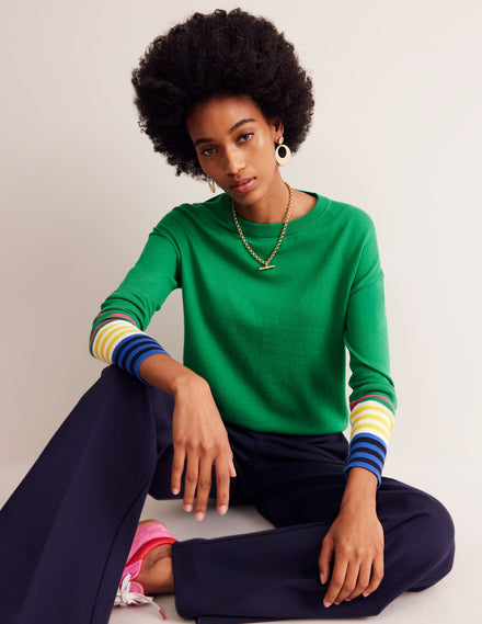 Annie Jumper-Rich Emerald Green