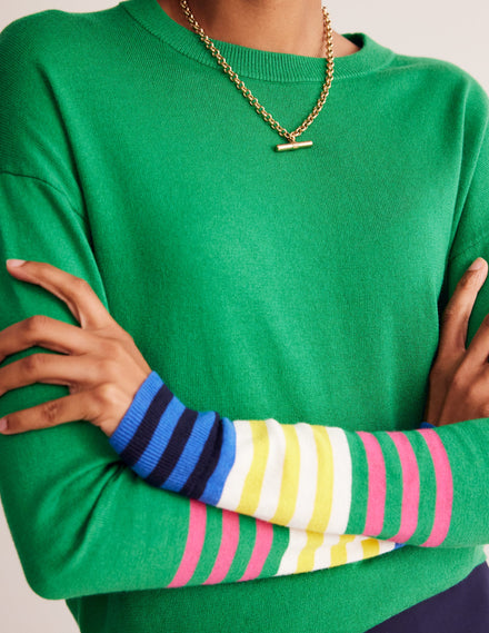 Annie Jumper-Rich Emerald Green