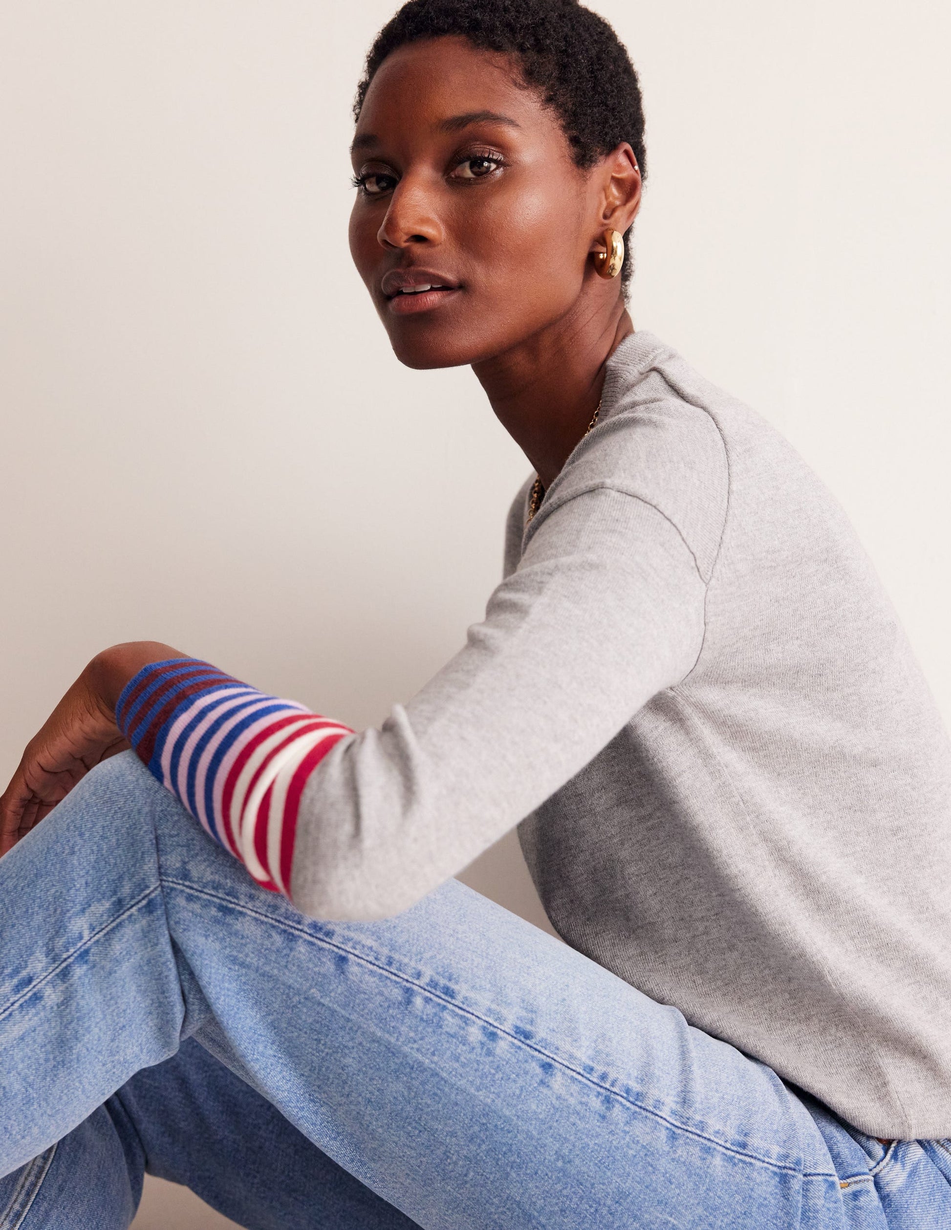Annie Jumper-Grey Melange-4