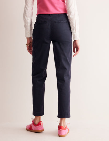 Barnsbury Chino Trousers-Navy