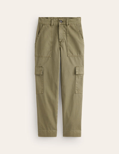 Cargo Trousers-Oregano