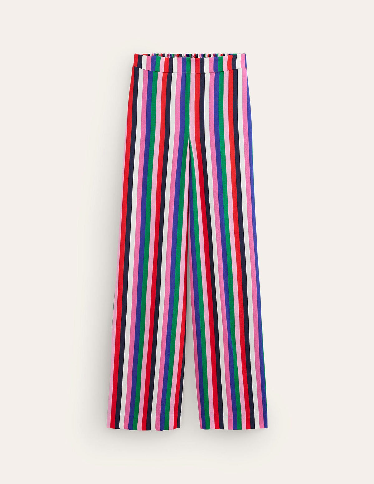 Wide Leg Pull-on Trousers-Rainbow Stripe - Image 6