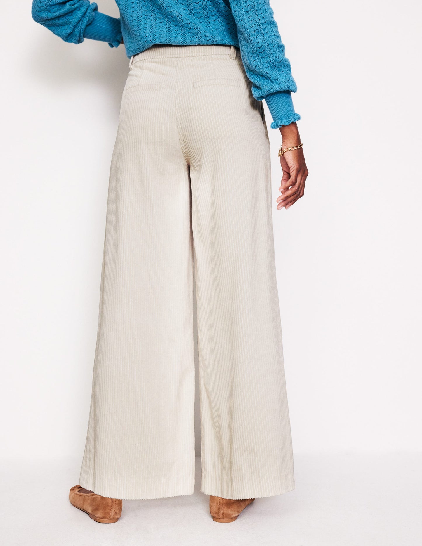 Chiswick Cord Trousers-Vanilla