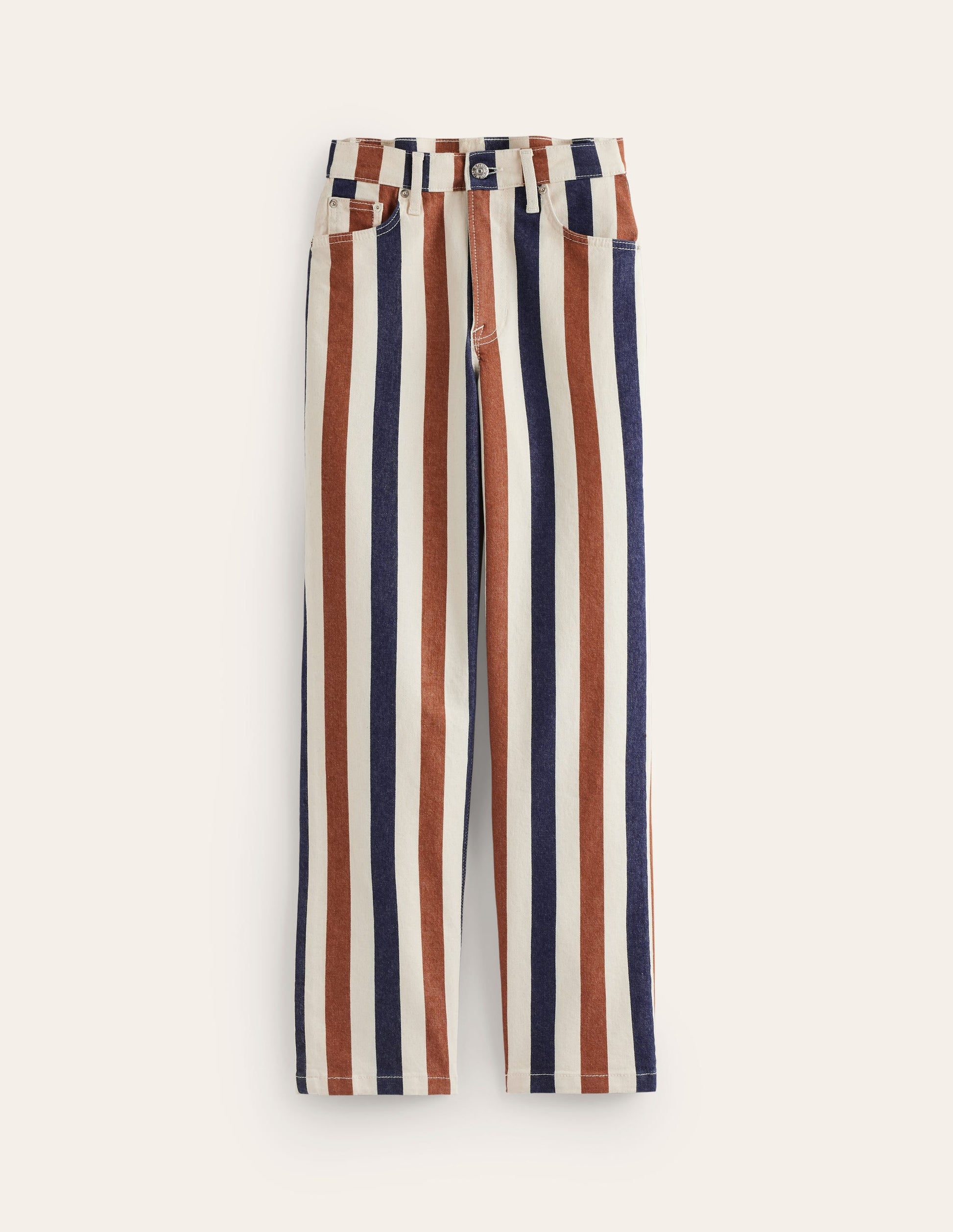 Striped Jeans-Tan Stripe-7