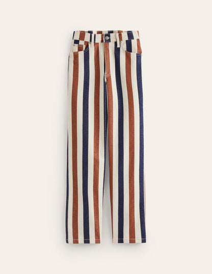 Striped Jeans-Tan Stripe-7