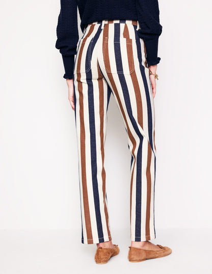 Striped Jeans-Tan Stripe-3