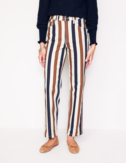 Striped Jeans-Tan Stripe-4