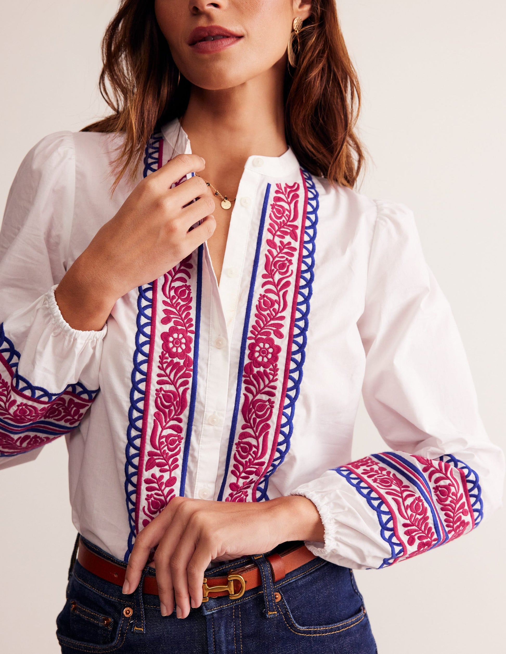 Embroidery Interest Top-White Embroidery-2