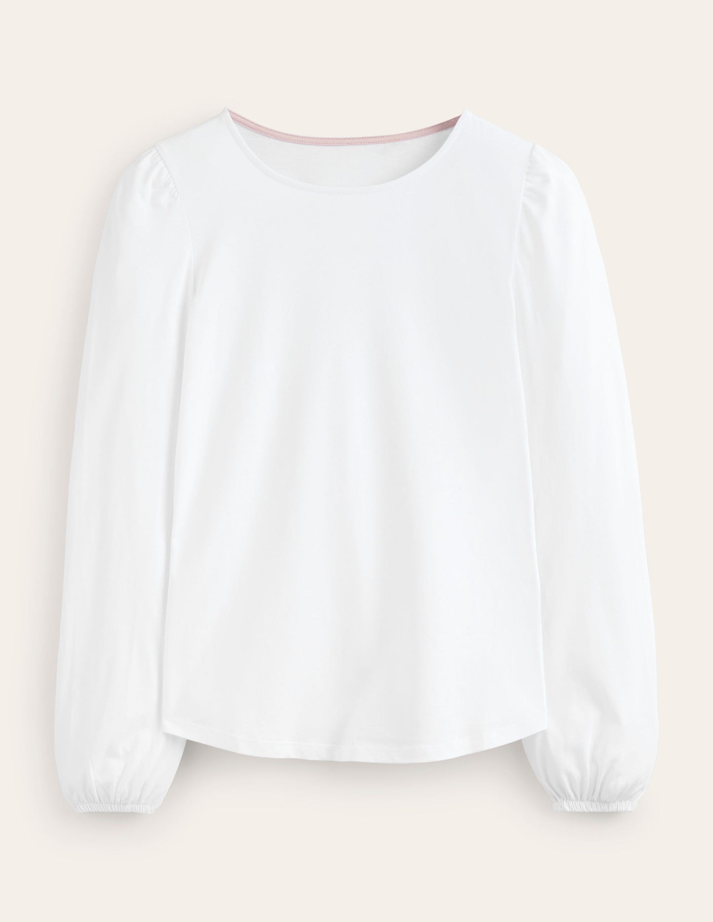 Supersoft Long Sleeve Top-White