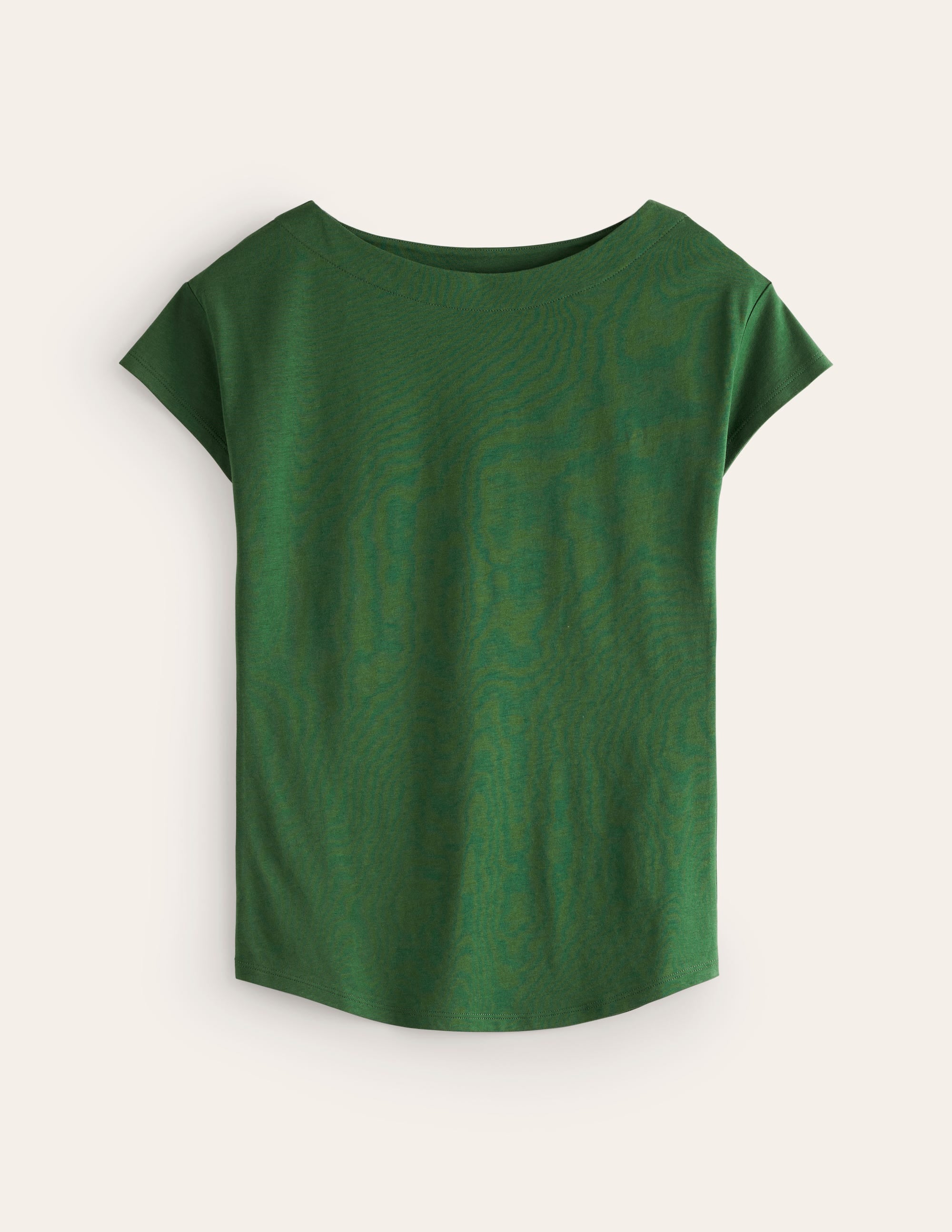 Supersoft Boat Neck T-Shirt-Pine - Image 5