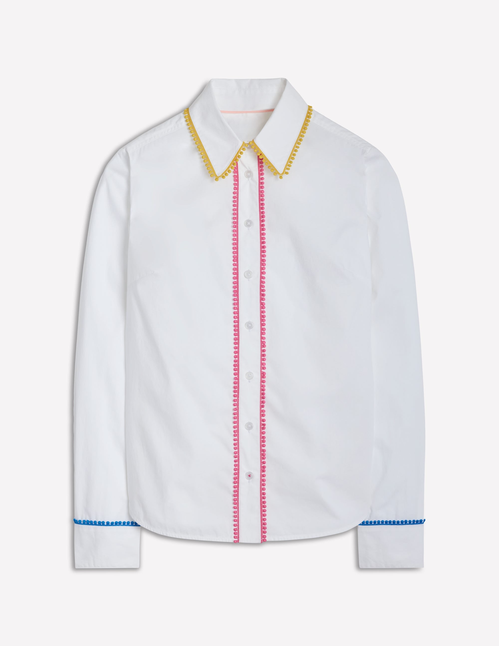 Sienna Interest Cotton Shirt-French Knot - Image 5